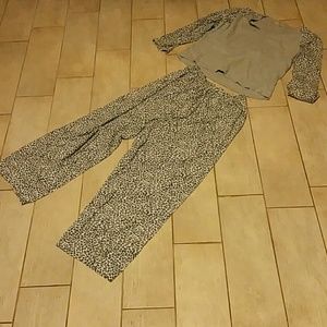 Age Group Gray Cheetah spotted pajamas
